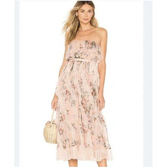 NWT Zimmermann Bowie Waterfall Dress Size3